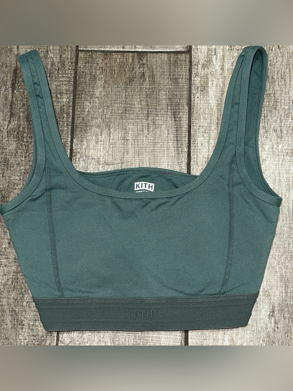 Kith Alex turquoise green sports bra
